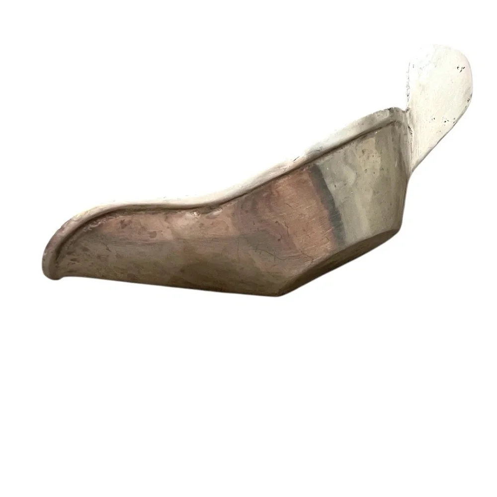 Vintage Pewter Gravy‎ Boat Bow